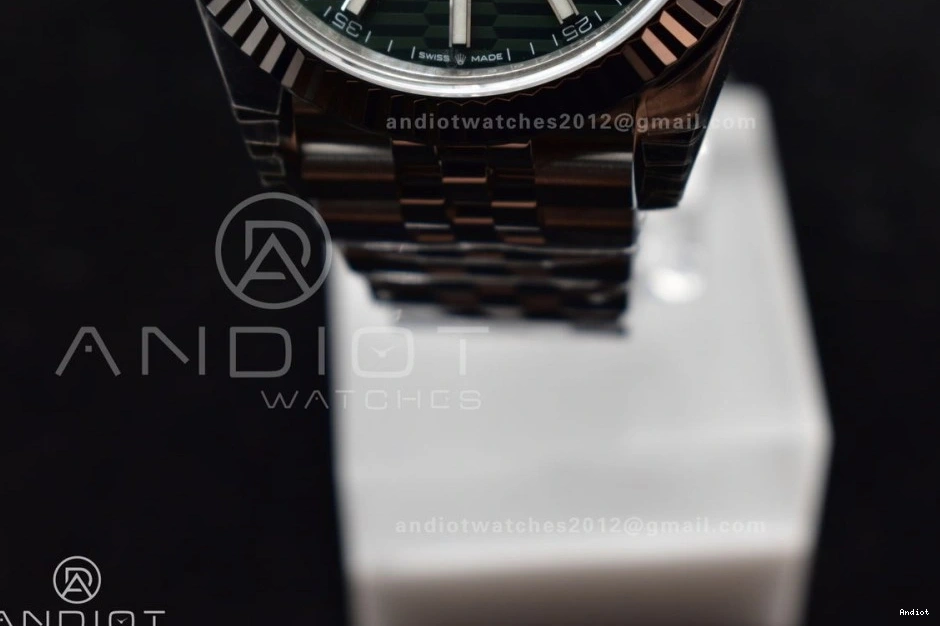 Fluted Jubilee Dial Edition Steel 41 VSF Green 904L VS3235 on Bracelet DateJust Bezel 126334 Textured Best 1:1 0312
